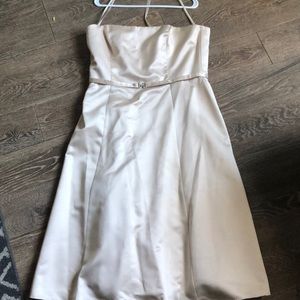 Strapless Champagne Dress